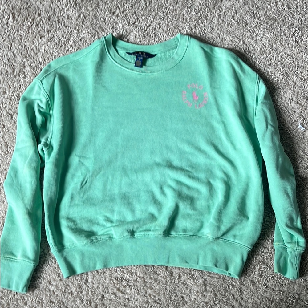 Ralph Lauren Light Green Crewneck Sweater